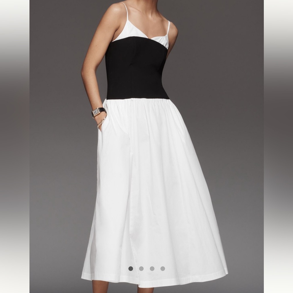 By Anthropologie Twofer Peekaboo Midi Dress